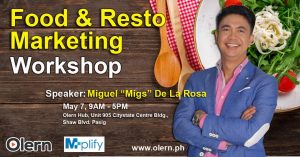 Food and Resto Marketing Workshop May 9